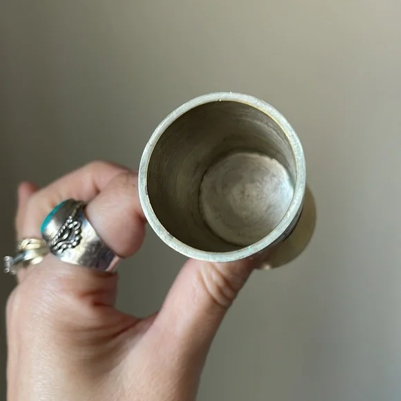 💖sold nfs💖Alpaca sterling cup with abalone - Picture 4 of 7